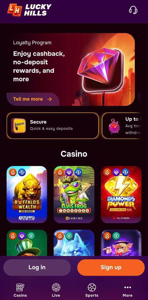 lucky hills casino Gameplay