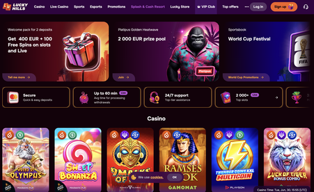 lucky hills casino Gameplay
